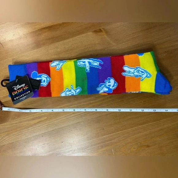 COPY - Disney Pride Collection - 1 Pair of  Knee High Socks - Size 4-10 - BNWT - Picture 6 of 6